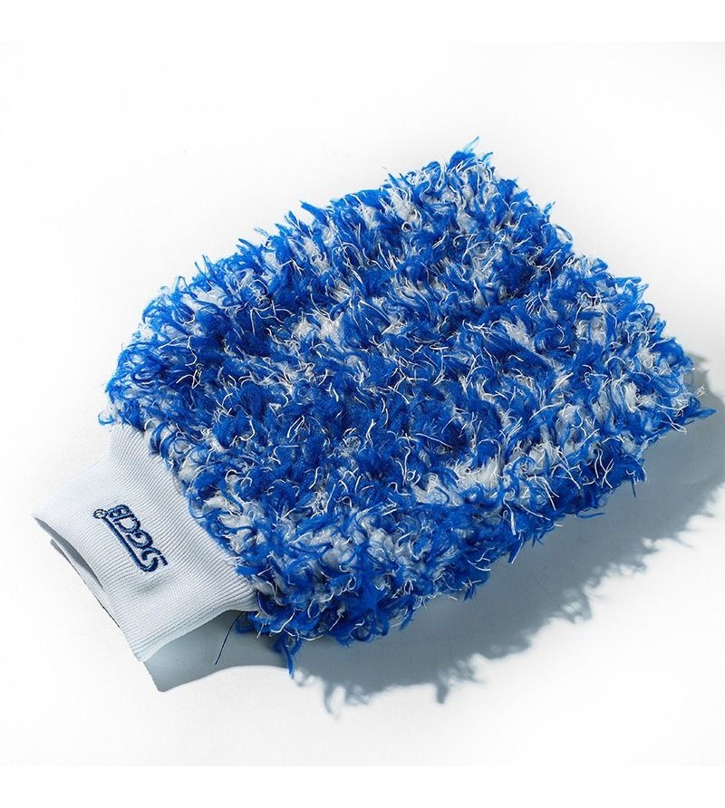WashDope Guanto Da Lavaggio In Microfibra PE – 20x25 Cm, Morbido, Assorbente, Con Inserti In Gommapiuma