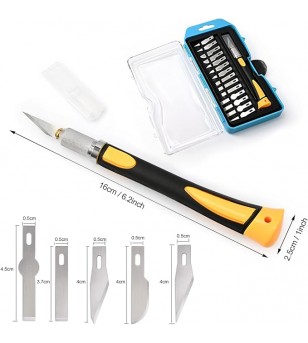Set de cutter tipo lápiz para PPF o Wrap